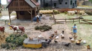 La cour de la ferme sur le grand réseau